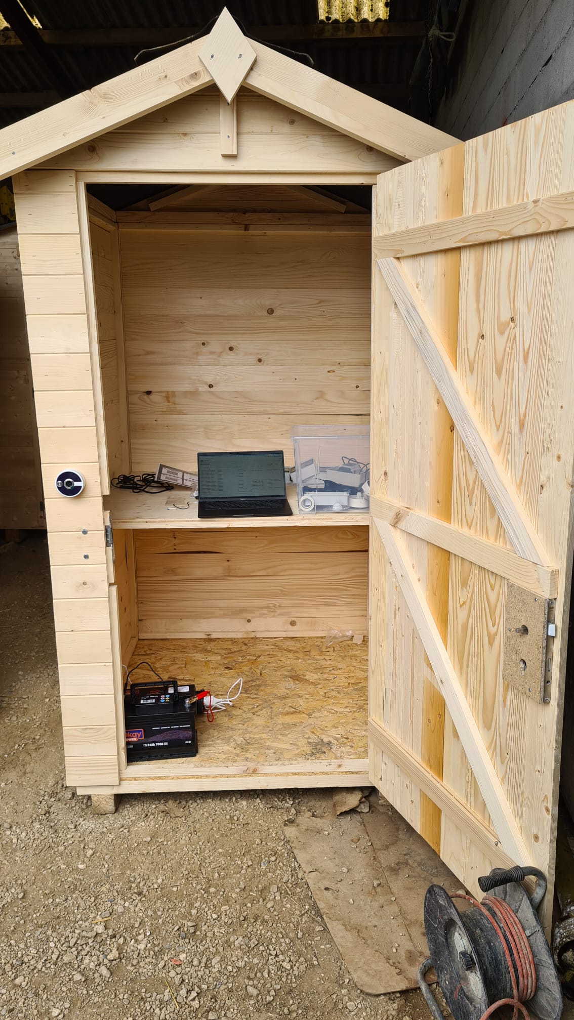 Installation Cllia chez Self Agricole - Ferme biologique avec self-services autonomes